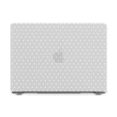 On the Dot | White Polka Dot Laptop Shell