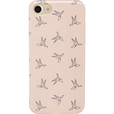 Paper Crane Origami | Beige Pattern