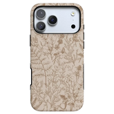Beige Garden | Neutral Floral Case