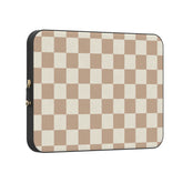 Fit Check | Neutral Checkerboard Laptop Case
