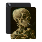 Van Gogh | Head of a Skeleton with a Burning Cigarette iPad Case
