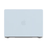Stripes and the City | Light Blue Pinstripe Laptop Shell