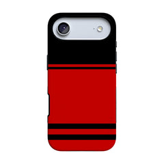 Storm Warning | Black & Red Stripes Case