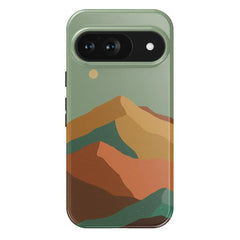 Endless Peaks | Colorblock Mountain Google Pixel Case