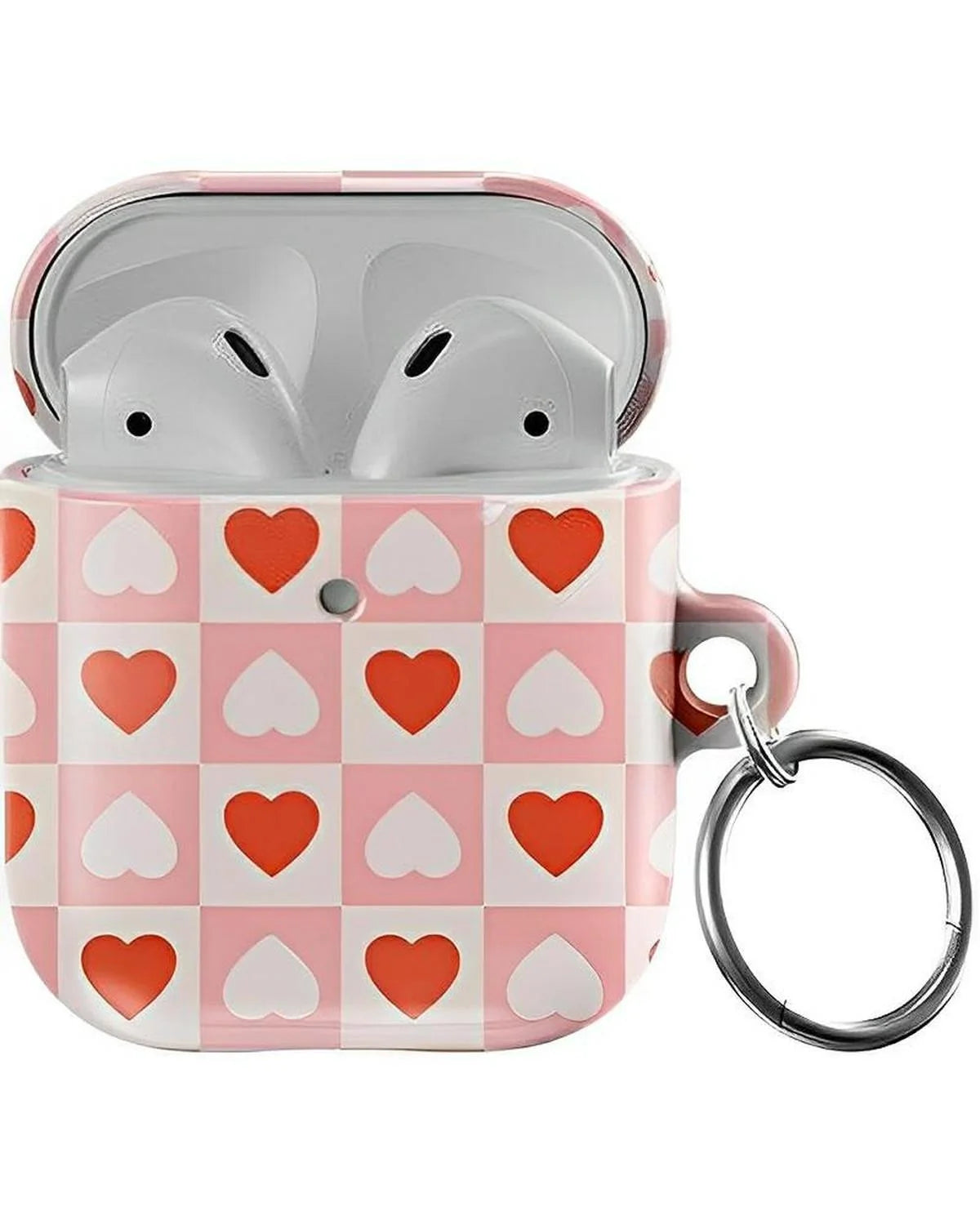 King of My Heart | Checkered Hearts AirPods Case
