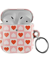 King of My Heart | Checkered Hearts AirPods Case