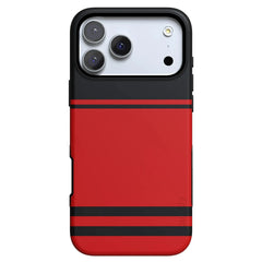 Storm Warning | Black & Red Stripes Case