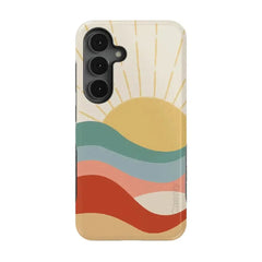 Here Comes the Sun | Colorblock Sunset Samsung Case