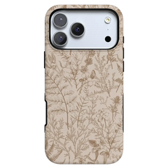 Beige Garden | Neutral Floral Case