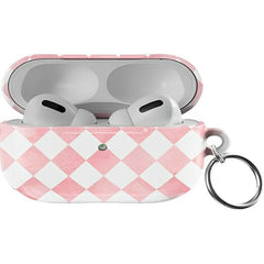 Queen of Diamonds | Pink Watercolor AirPods Case